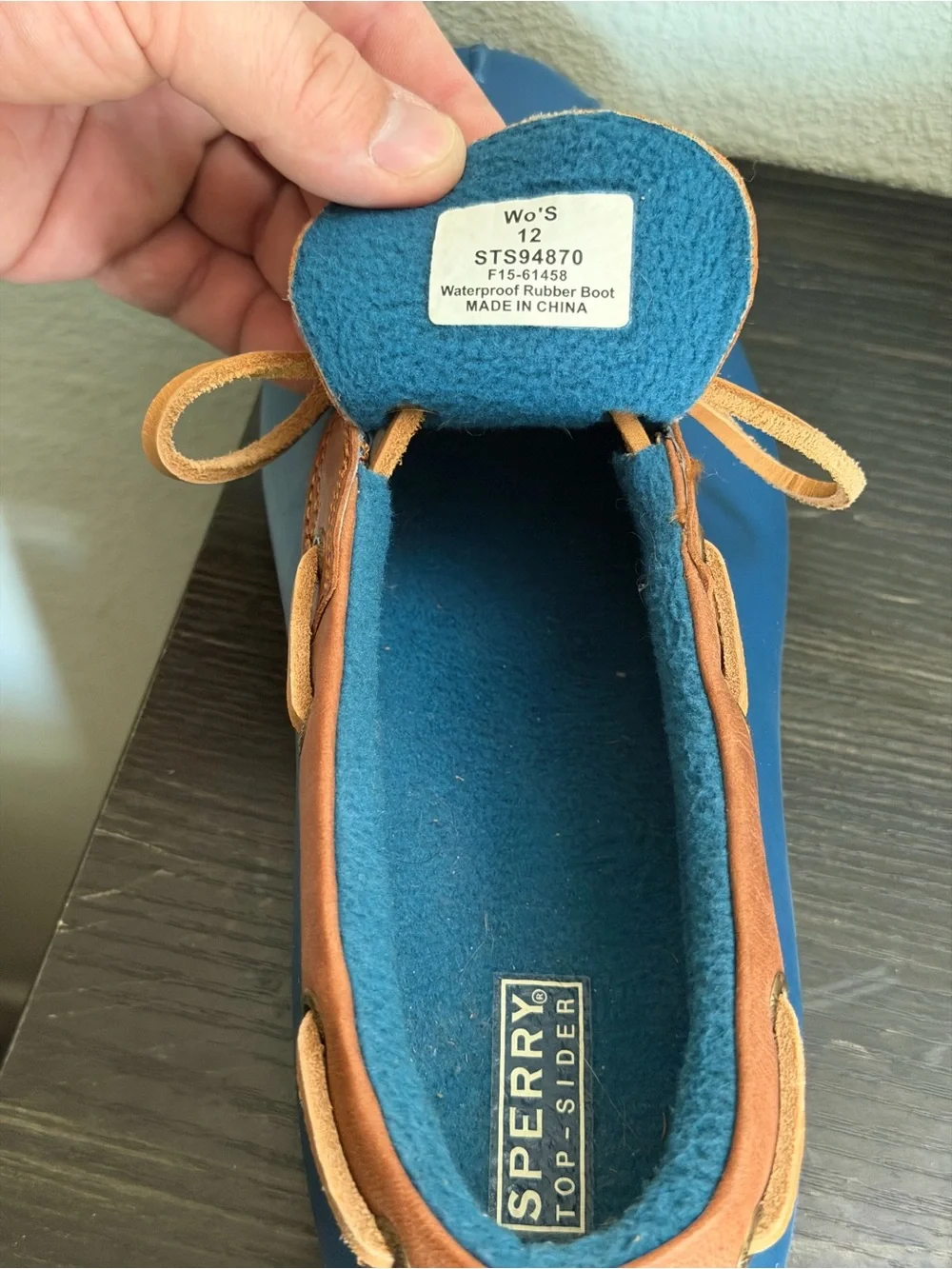 Sperry Top-Sider Syren One Eye Waterproof Low Top Duck Shoes Blue Women’s Sz 12